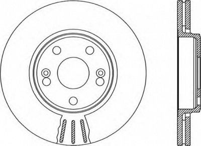 OPEN PARTS bda187920 -  Тормозной диск